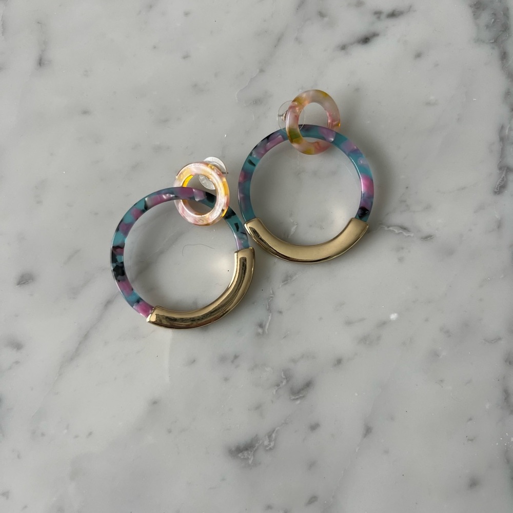 BaubleBar hoop earrings